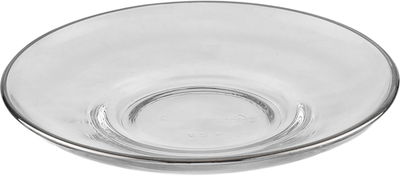 طقم صحون بيالات شاي زجاج السيف غاليري، 6 قطع - شفاف product image 2