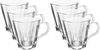 Max Glass Tea Cup Set, 220 ml, 6 Pieces - Clear product image 1