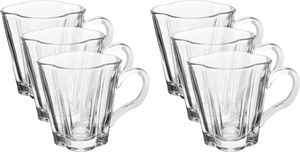 Max Glass Tea Cup Set, 220 ml, 6 Pieces - Clear product image