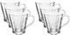 Max Glass Tea Cup Set, 220 ml, 6 Pieces - Clear product image 1