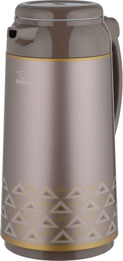 ترمس أبو فيل زوجرشي، 1 لتر، حافظة داخلية زجاج، مفتاح تأمين - بني ذهبي product image 3