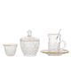 طقم بيالات شاي وقهوة زجاج السيف غاليري، 26 قطعة - شفاف product image 2