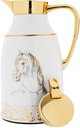 Al Saif Gallery thermos set, 1.3 liters/1 liter, glass inner container, plastic outer shell - white and golden product image 6