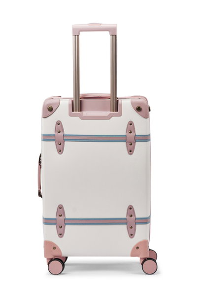 Limra LMA-7055 Artificial Leather Luggage Set, 4 Sizes, 4 Wheels, 360 Degree Rotating - Beige Pink product image 6