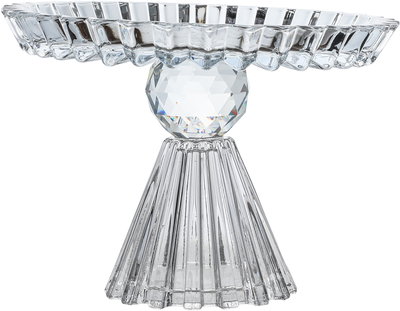 ستاند تقديم حلا زجاج السيف غاليري، قاعدة شفاف، 19x19x13.5 سم - شفاف product image 2