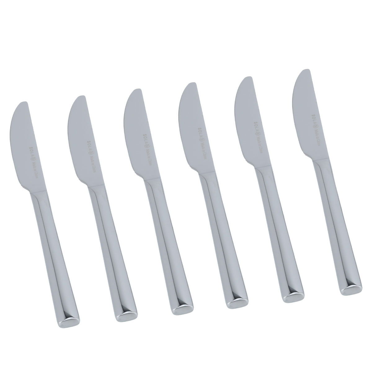Luxor Steel Al Saif Gallery Spoon Set, Plain, 30 Pieces - Silver product image 4