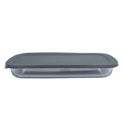 صينية فرن زجاج السيف غاليري ماكس، 2.9 لتر، 39.5x23.8x5.2 سم، بغطاء - شفاف product image 2