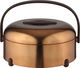 Al Saif Gallery Stainless Steel Food Container Set, 3 Pieces, Wooden Handle - Bronze product image 2