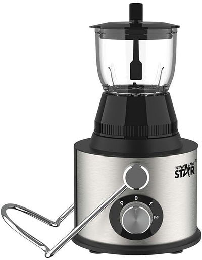 محضرة طعام ويننج ستار، 600 مل، 800 واط، متعددة الوظائف، ST-5556 - اسود فضي product image 8