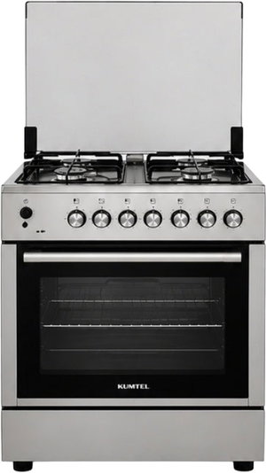 موقد غاز كومتيل، 57×57 سم، 4 شعلة، LF66GG-40 - فضي product image