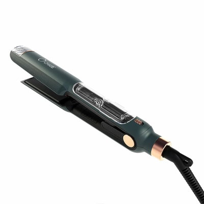 Cherry & Berry Steam Hair Straightener and Curler, 5 Heat Levels, Digital Display, CB-S03 - Gray product image 4