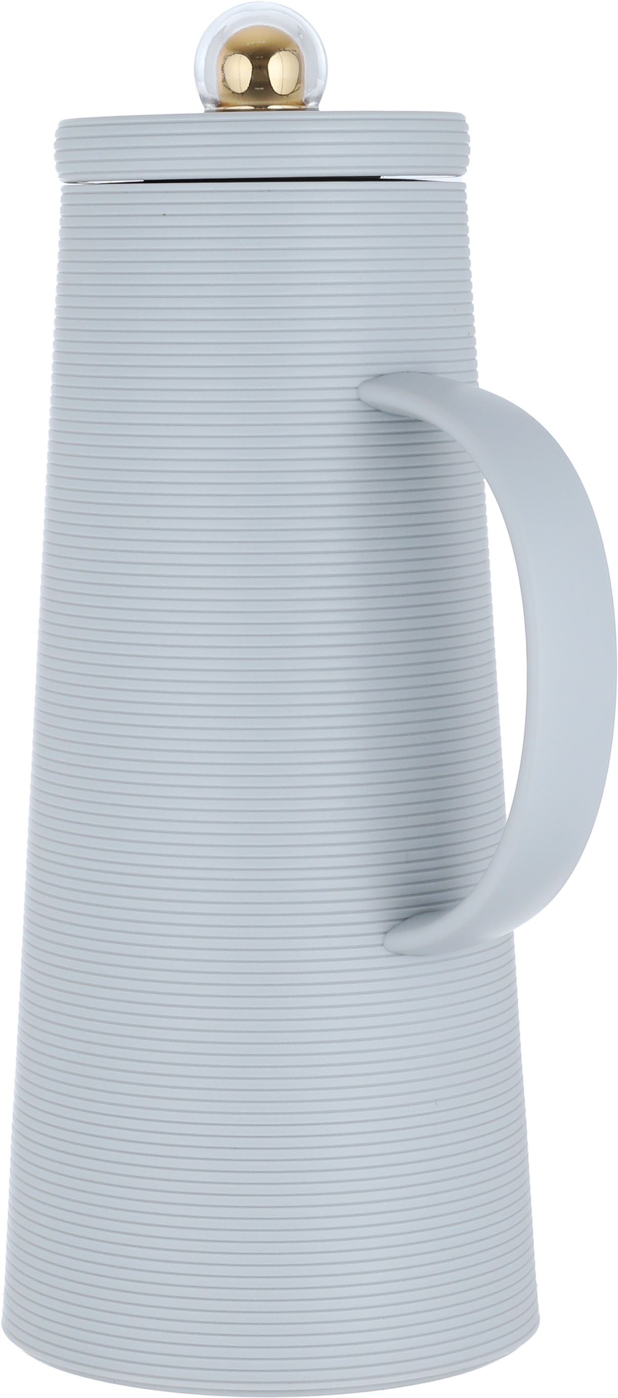 Al Saif Gallery Royal 8 thermos, 1 liter, thermal glass inner container, plastic outer shell - light gray product image 4