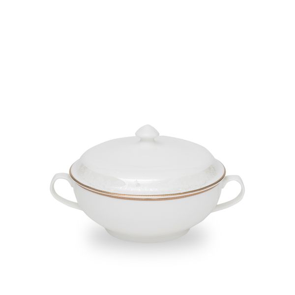 طقم سفرة بورسلان السيف غاليري، 86 قطعة - ابيض product image 2