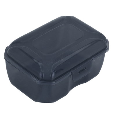 علبة تخزين بلاستيك بروف، 2 لتر، 22×15×8 سم، مستطيل - أسود شفاف product image 3