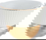 طقم تقديم شاي وقهوة بورسلان وزجاج امبير، 52 قطعة - بيج بذهبي product image 6