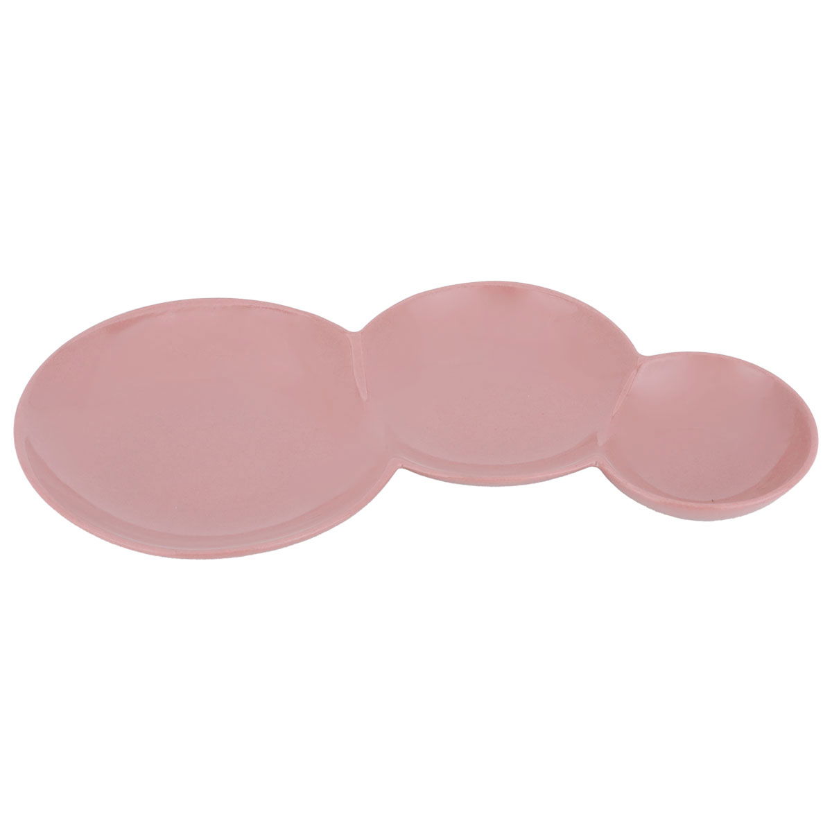 Al Saif Gallery Porcelain Plate, 25X12X2 Cm - Pink product image