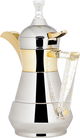 AlSaif Gallery Suleiman 2 Thermos, 0.35 L, Inner Glass, Outer Stainless Steel - Silver Gold product image 4