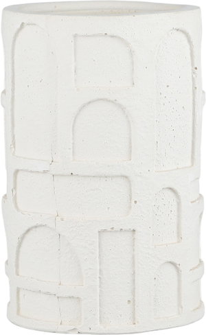 مبخرة البيان جبس السيف غاليري، 8x8x13 سم - ابيض product image 2