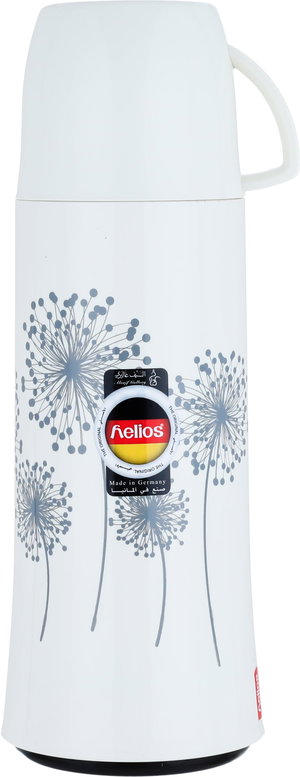 Helios German Thermos, 0.75 L, Inner Glass Carrier - White product image 2