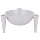 Al Saif Gallery Metal Serving Bowl, 20X20X10 Cm - Grey product image 1