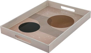 Al Saif Gallery Plastic Serving Tray, 48 x 35.5 x 4 cm, Rectangular - Multicolor product image 2