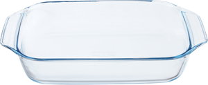 Pyrex Glass Oven Tray, 4 L, 39 x 25 x 7 cm - Clear product image 2
