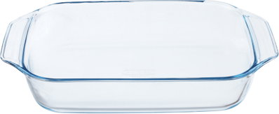 صينية فرن زجاج بيركس، 4 لتر، 39×25×7 سم - شفاف product image 2