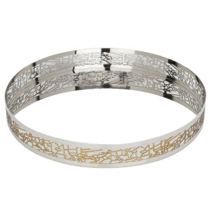 Tofaria SteelAl Saif Gallery, 5 x 40 x 40 cm, round - silver product image 2
