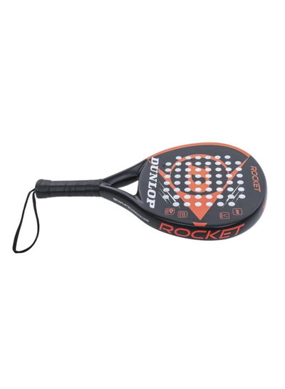 مضرب البادل روكيت دانلوب، 38 ملم - اسود برتقالي product image 2