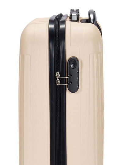 حقيبة سفر ABS ليمرا، 20 انش، 4 عجلات، WM-219 - بيج product image 5