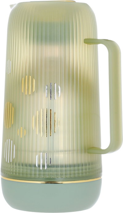 ترمس هارموني برو جلوري، 1 لتر، حافظة داخلية زجاج حراري، ضغاط - أخضر فاتح product image 3