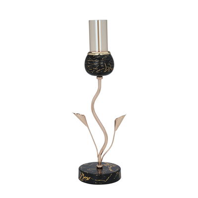 حامل شمعة كروم السيف غاليري - أسود رخامي product image 1