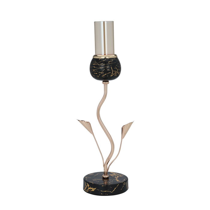 حامل شمعة كروم السيف غاليري - أسود رخامي product image 1