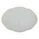 Al Saif Gallery porcelain plate, 34 cm - white and golden product image 2
