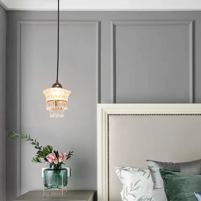 Meshkati pendant lighting, 6 watts, 3000 Kelvin, aluminum glass - gold product image 1