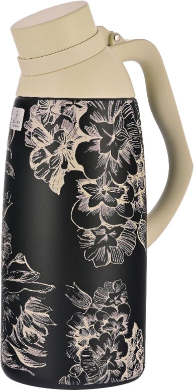 Timeless Rania thermos, 2.5 liters, steel inner case, steel outer case - black beige product image 1