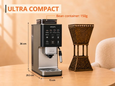 ماكينة قهوة اوتوماتيك كراش إكسبيرينس كروبس، 1370 واط، 1.8 لتر، 15 بار، SA403BM0 - اسود product image 13