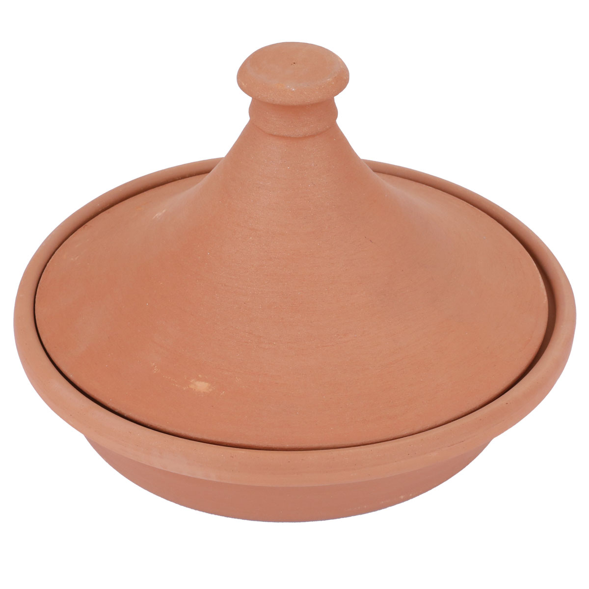 Al Saif Gallery Pottery Tajen With Lid, 26 X 26 X 6 Cm - Brown product image