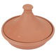 Al Saif Gallery Pottery Tajen With Lid, 26 X 26 X 6 Cm - Brown product image 1