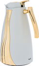 Al Saif Gallery Karma thermos, two pieces, thermal glass inner case, steel outer case - white and golden product image 5