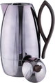 Al Saif Gallery Al Ola Thermos Set, 21 Pieces, with Serving Tray, Tea & Coffee Cups - Silver Brown product image 9