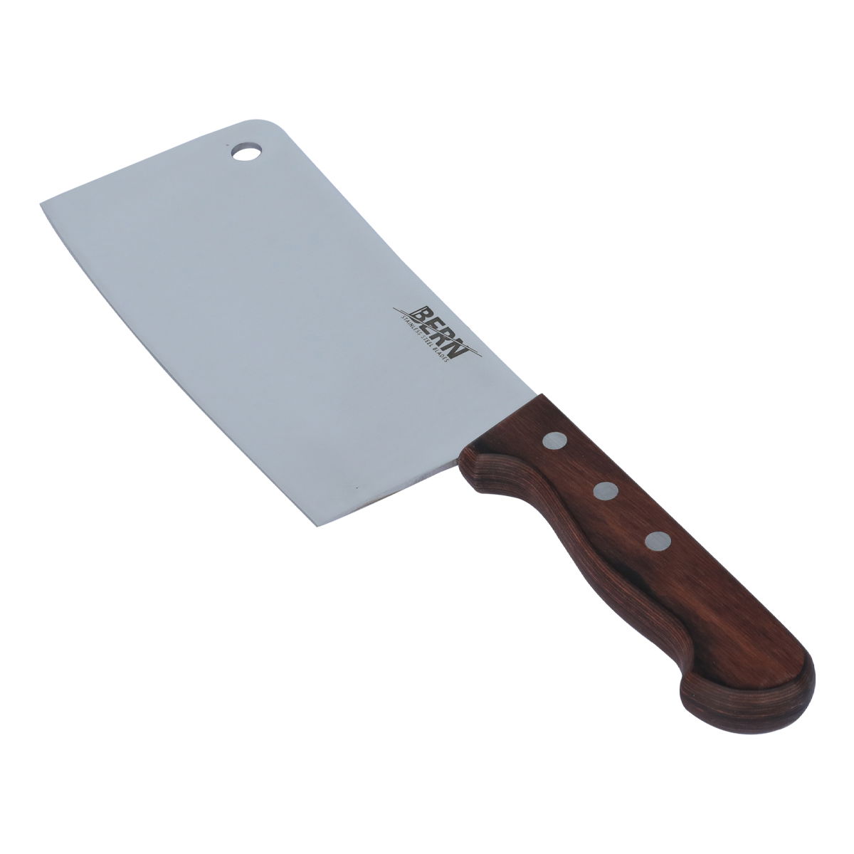 Al saif steel  Japanese cleaver, 7 inches, wood handle - brown product image