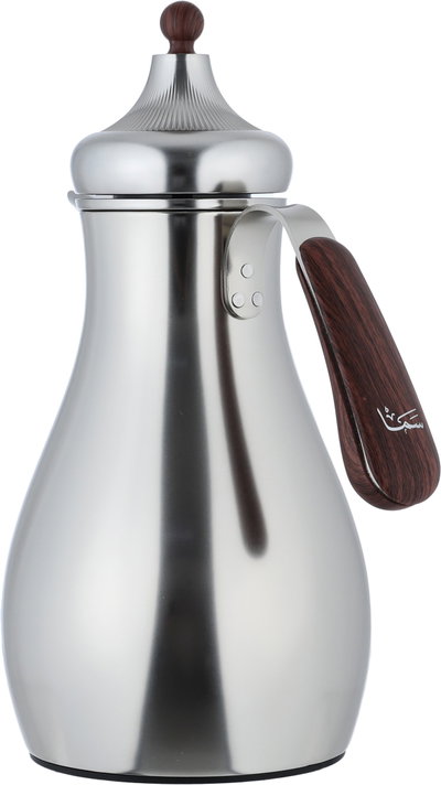 Al Saif Gallery Sama Thermos Set, 0.7/1 Liter, 2 Pieces, Inner Glass Container, Stainless Steel Outer Body - Silver product image 8