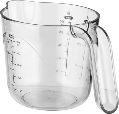 طقم اكواب قياس اكريليك السيف غاليري، قطعتين، 0.5/1 لتر، عصارة - رمادي شفاف product image 4