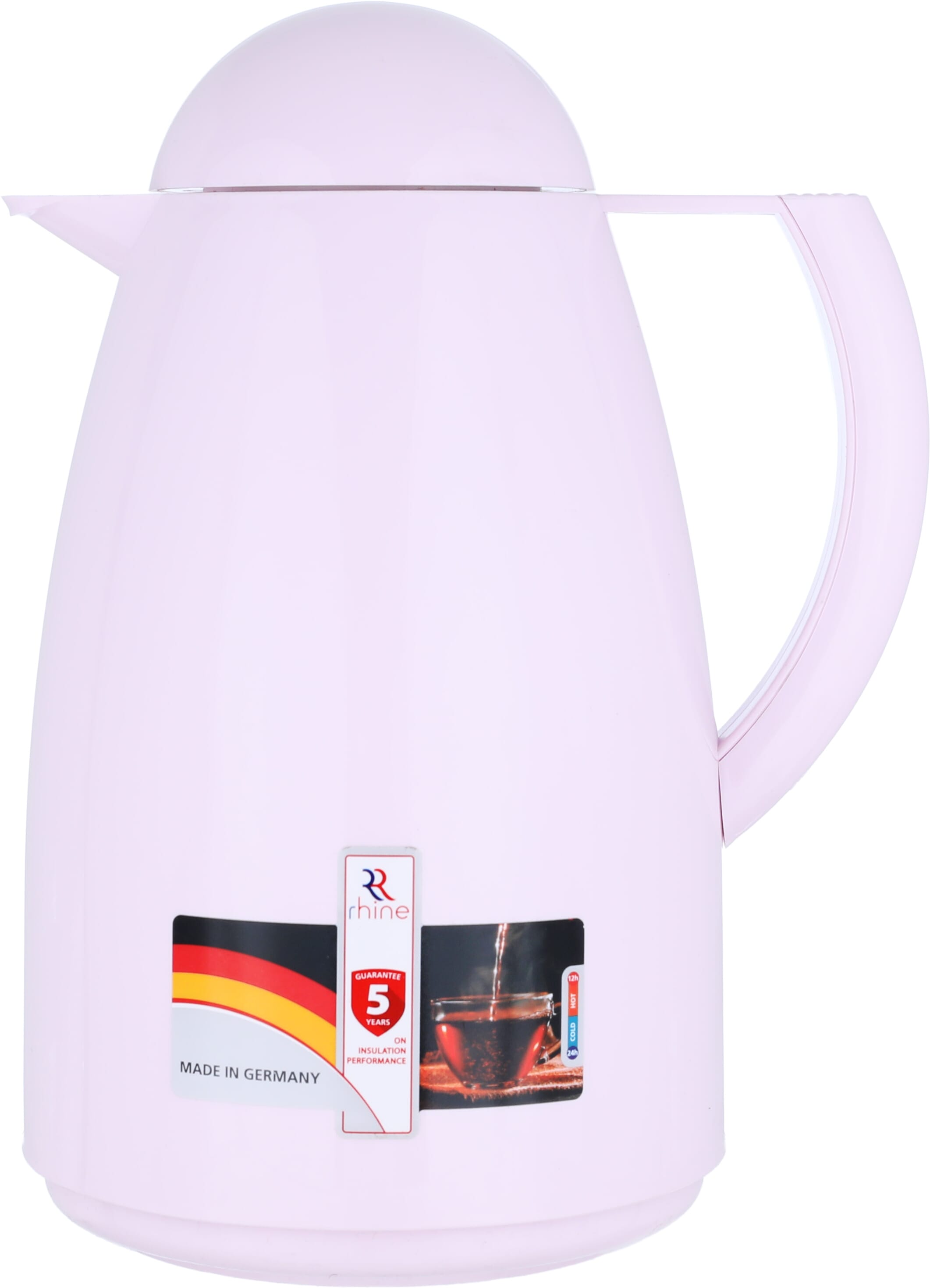 Alrhine Marcotec Thermos, 1.5 liters, glass inner container, plastic outer shell - pink product image
