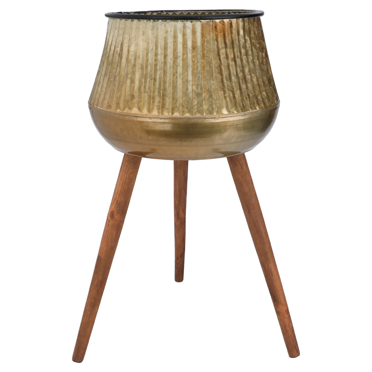 حامل ورد نحاس رواد العائلة، 37×37×65.2 سم - ذهبي product image 1