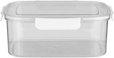 Al Saif Gallery Plastic Lid Box Set, 3 Pieces - Clear White product image 2