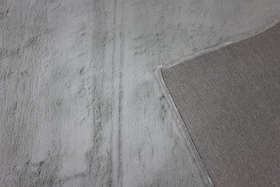 سجاده مارشميلو شكل مستطيل، 1.60×2.30 سم، صنع آلياً - رمادي فاتح product image 3