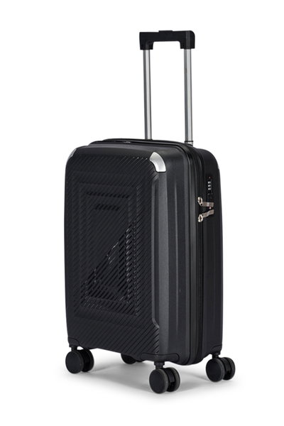 طقم شنط سفر بولي بروبيلين ليمرا، 3 مقاسات، 4 عجلات، بزاوية 360 درجة، LMA-PP510 - أسود product image 4