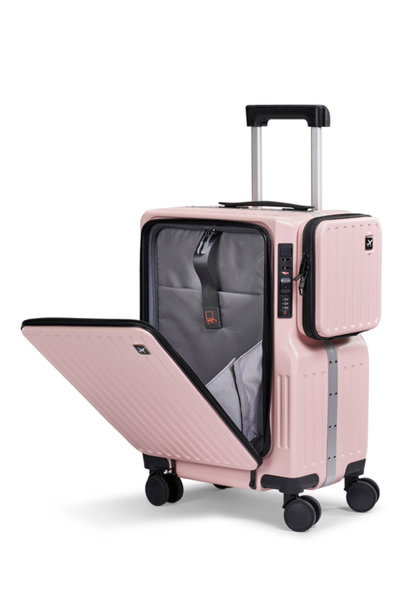 شنطة سفر بولي كربونات ليمرا، 20 بوصة، 4 عجلات، BT-55 - وردي product image 6